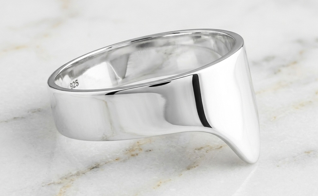 V Glans cock ring jewelry handcrafted in solid silver