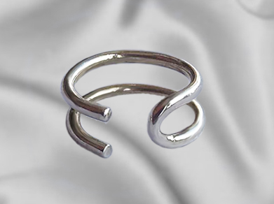 silver lip rings non piercing fake jewelry