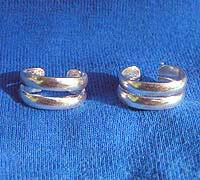 Solid silver adjustable ear cuff jewellery