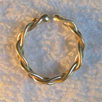 Adjustable men's thumb rings in solid silver.