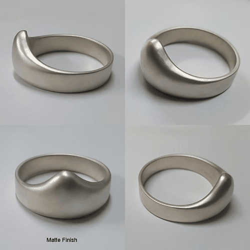Textured finish Glans Bump cock ring jewellery