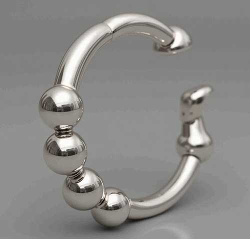 AI generated design for a silver cock ring