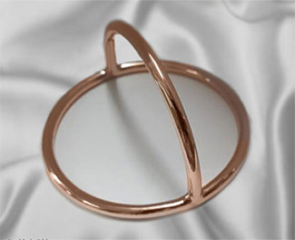 rose gold ball catcher