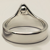 V Glans cock ring with a 4mm pressure ball.