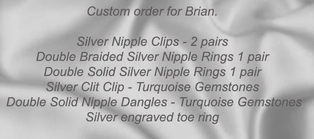 brians custom order