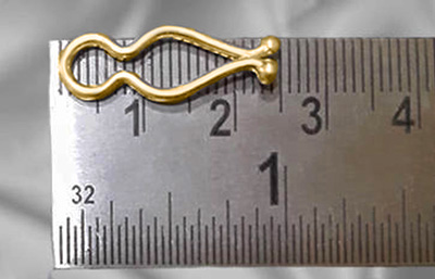 Non-piercing adjustable 24ct gold plated nipple clips for women