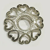 Romantic love-heart nipple shields for an alluring and eye-catching finish.