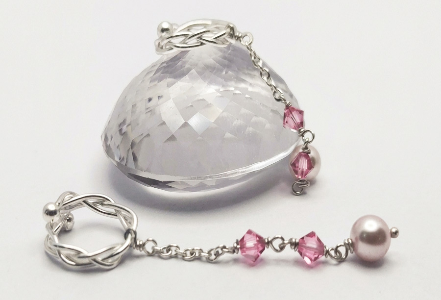 dangling nipple ring jewelry non-pierced