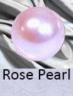 Rose crystal pearl