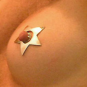 Striking star nipple shields for a confident and individual look.