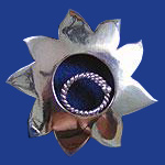 Large nipple shield centre ring tightened into position