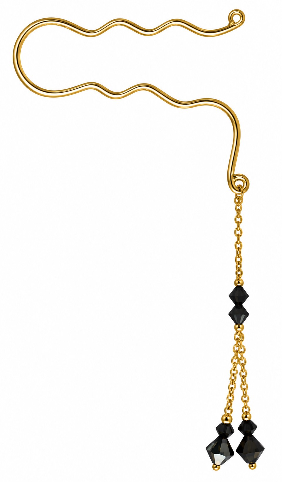 bottom clips - anal jewelry in silver and gold