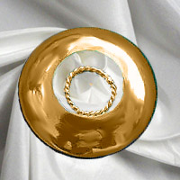 gold circle nipple shields non-piercing body jewellery